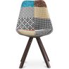 Chaise de Salle à Manger - Revêtement Patchwork - Patty image 7