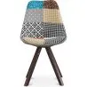 Chaise de Salle à Manger - Revêtement Patchwork - Patty image 7