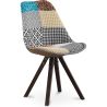 Chaise de Salle à Manger - Revêtement Patchwork - Patty image 7