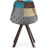 Chaise de Salle à Manger - Revêtement Patchwork - Patty image 7