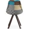 Chaise de Salle à Manger - Revêtement Patchwork - Patty image 7