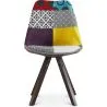 Chaise de Salle à Manger - Revêtement Patchwork -Ray image 7