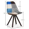 Chaise de Salle à Manger - Revêtement Patchwork - Pixi  image 7