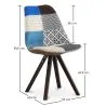 Chaise de Salle à Manger - Revêtement Patchwork - Pixi  image 7