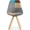 Chaise de Salle à Manger - Revêtement Patchwork - Patty image 7