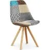 Chaise de Salle à Manger - Revêtement Patchwork - Patty image 7