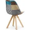 Chaise de Salle à Manger - Revêtement Patchwork - Patty image 7