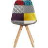 Chaise de Salle à Manger - Revêtement Patchwork - Ray image 7