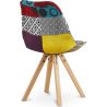 Chaise de Salle à Manger - Revêtement Patchwork - Ray image 7
