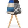 Chaise de Salle à Manger - Revêtement Patchwork - Pixi  image 7