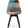 Chaise de Salle à Manger - Revêtement Patchwork - Patty  image 7