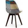 Chaise de Salle à Manger - Revêtement Patchwork - Patty  image 7