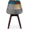 Chaise de Salle à Manger - Revêtement Patchwork - Patty  image 7