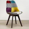 Chaise de Salle à Manger - Revêtement Patchwork - Ray image 7