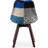 Chaise de Salle à Manger - Revêtement Patchwork - Pixi image 7