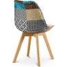 Chaise de Salle à Manger - Revêtement Patchwork - Patty image 7