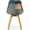 Chaise de Salle à Manger - Revêtement Patchwork - Patty image 7