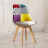 Chaise de Salle à Manger - Revêtement Patchwork - Ray image 7