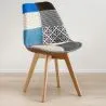 Chaise de Salle à Manger - Revêtement Patchwork - Pixi  image 7