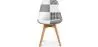 Chaise de salle à manger - Tapisserie patchwork noir et blanc - Nouvelle édition - Sam image 7