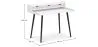 Bureau en Bois avec Tiroirs - Design Scandinave - Thora image 7