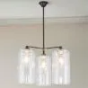Lampe de plafond en cristal - Lampe suspendue - 3 bras - Reg image 7