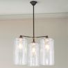 Lampe de plafond en cristal - Lampe suspendue - 3 bras - Reg image 7