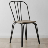 Chaise de salle à manger - Design industriel - Bois et métal - Lillor image 7