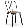 Chaise de salle à manger - Design industriel - Bois et métal - Lillor image 7
