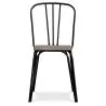Chaise de salle à manger - Design industriel - Bois et métal - Lillor image 7