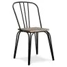 Chaise de salle à manger - Design industriel - Bois et métal - Lillor image 7