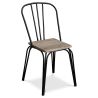 Chaise de salle à manger - Design industriel - Bois et métal - Lillor image 7