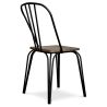 Chaise de salle à manger - Design industriel - Bois et métal - Lillor image 7