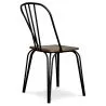 Chaise de salle à manger - Design industriel - Bois et métal - Lillor image 7