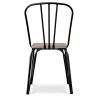 Chaise de salle à manger - Design industriel - Bois et métal - Lillor image 7