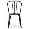 Chaise de salle à manger - Design industriel - Bois et métal - Lillor image 7