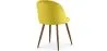 Chaise de salle à manger - Tapissée de velours - Design scandinave - Evelyne image 7