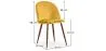 Chaise de salle à manger - Tapissée de velours - Design scandinave - Evelyne image 7