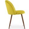 Chaise de salle à manger - Tapissée de velours - Design scandinave - Evelyne image 7