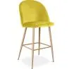 Tabouret tapissé en velours - Design scandinave - Evelyne image 7
