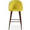 Tabouret tapissé en velours - Design scandinave - Evelyne image 7