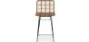 Tabouret de bar en osier - Boho Bali Design -65cm - Catori image 7