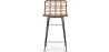 Tabouret de bar en osier - Boho Bali Design -65cm - Catori image 7