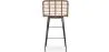 Tabouret de bar en osier - Boho Bali Design -65cm - Catori image 7