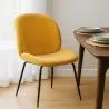 Chaise de salle à manger - Tapissée de velours - Rétro - Elias image 7