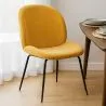 Chaise de salle à manger - Tapissée de velours - Rétro - Elias image 7