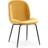 Chaise de salle à manger - Tapissée de velours - Rétro - Elias image 7