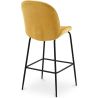 Tabouret en velours avec dossier - Design rétro - Elias image 7