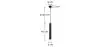 Lampe de plafond en tube - Lampe suspendue LED - Noir - Lilu image 7