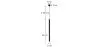  Lampe de plafond tube LED - Lampe suspendue noire - 60cm - Bruna image 7